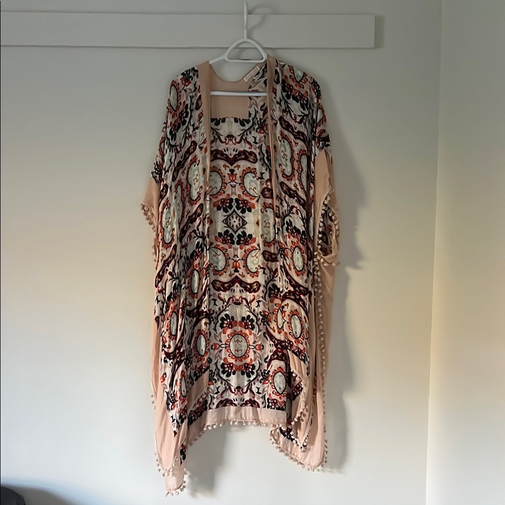 Shiraleah Multicolor Patterned Kimono
